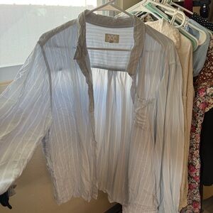 Light Blue Striped Shirt